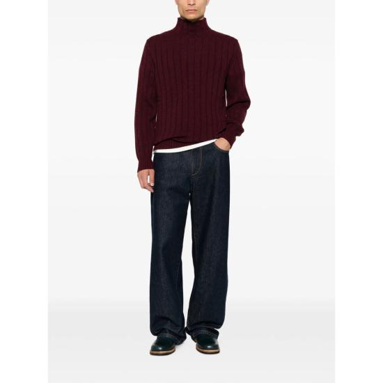 26FW 브루넬로 쿠치넬리 니트웨어 M22506004 C9763 PURPLE - BRUNELLO CUCINELLI