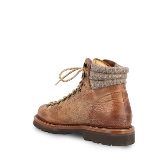 26FW 브루넬로 쿠치넬리 스니커즈 MZURCCS890 CUX81 BROWN - BRUNELLO CUCINELLI