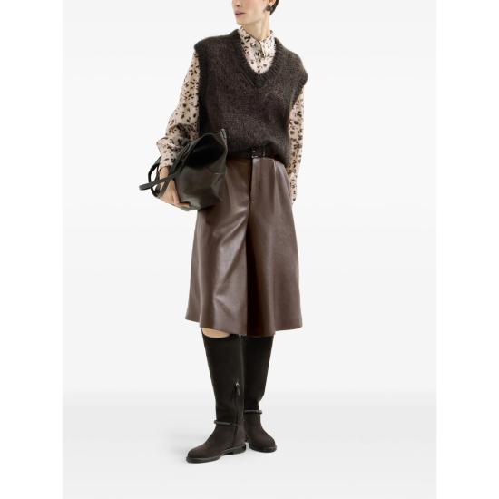 26FW 브루넬로 쿠치넬리 숏팬츠 M0BURP9306 C9106 BROWN - BRUNELLO CUCINELLI