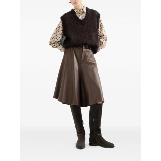 26FW 브루넬로 쿠치넬리 숏팬츠 M0BURP9306 C9106 BROWN - BRUNELLO CUCINELLI