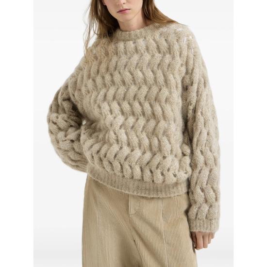26FW 브루넬로 쿠치넬리 스웨터 MNT347520 CMG59 NEUTRALS - BRUNELLO CUCINELLI