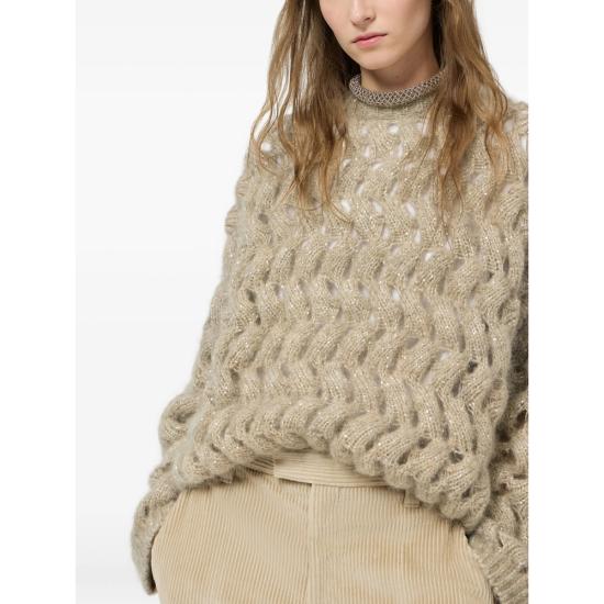 26FW 브루넬로 쿠치넬리 스웨터 MNT347520 CMG59 NEUTRALS - BRUNELLO CUCINELLI