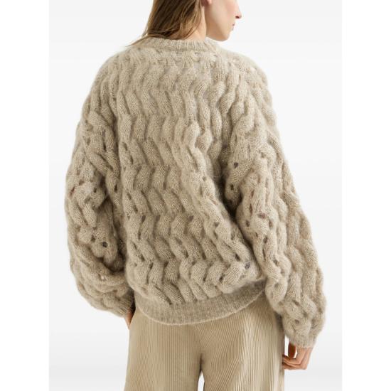 26FW 브루넬로 쿠치넬리 스웨터 MNT347520 CMG59 NEUTRALS - BRUNELLO CUCINELLI