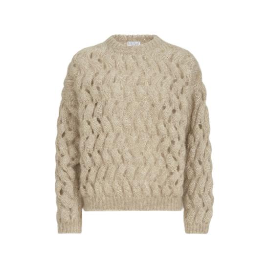 26FW 브루넬로 쿠치넬리 스웨터 MNT347520 CMG59 NEUTRALS