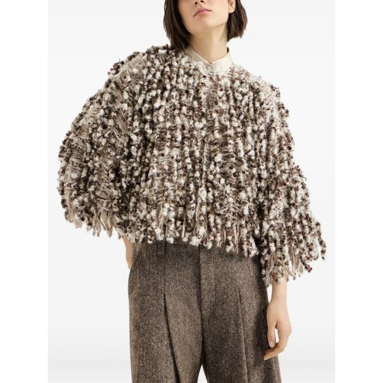 26FW 브루넬로 쿠치넬리 스웨터 MNDR17106 CUG24 NEUTRALS BROWN - BRUNELLO CUCINELLI
