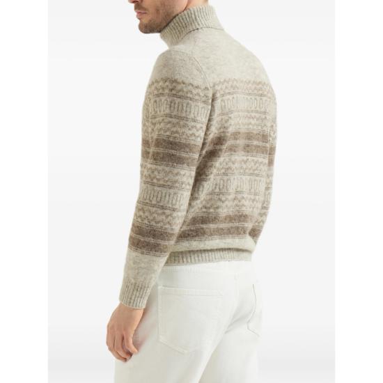 26FW 브루넬로 쿠치넬리 니트웨어 MTF710003 CBW82 NEUTRALS BROWN - BRUNELLO CUCINELLI