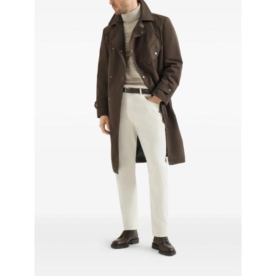 26FW 브루넬로 쿠치넬리 니트웨어 MTF710003 CBW82 NEUTRALS BROWN - BRUNELLO CUCINELLI