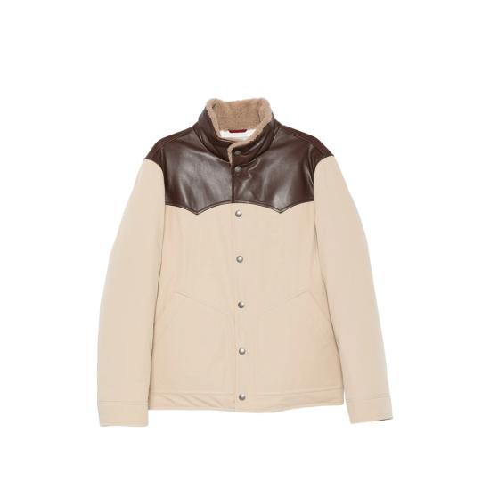26FW 브루넬로 쿠치넬리 숏패딩 MV4061626 CES85 NEUTRALS BROWN