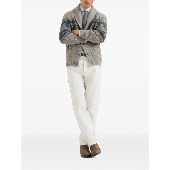 26FW 브루넬로 쿠치넬리 가디건 MNX302516 CIX90 GREY - BRUNELLO CUCINELLI