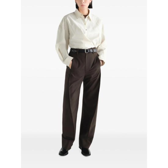 26FW 르메르 수트 팬츠 PA1350 LF414 GR705 BROWN - LEMAIRE