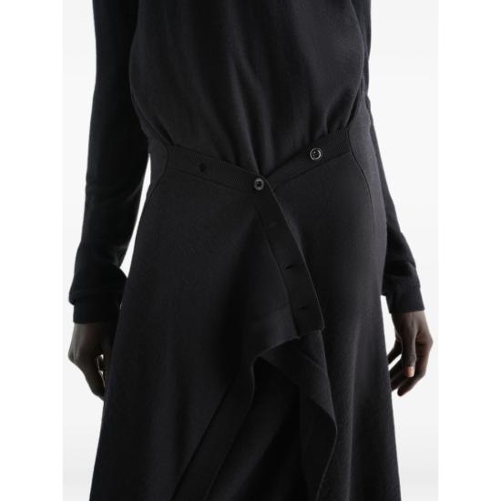 26FW 르메르 롱 원피스 DR1180 LK1063 BK999 BLACK - LEMAIRE