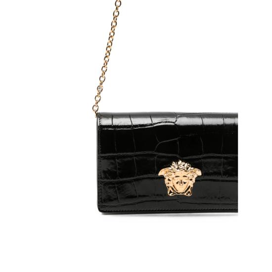 26FW 베르사체 크로스백 1A10501 1023359 1B00V BLACK - VERSACE