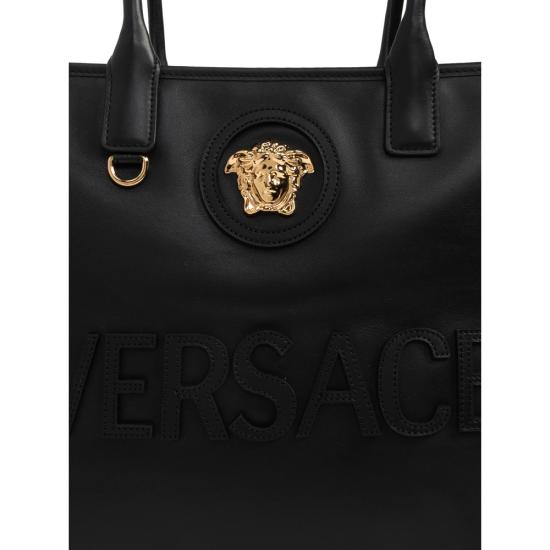 26FW 베르사체 토트백 1A14675 1020742 1B00V BLACK - VERSACE