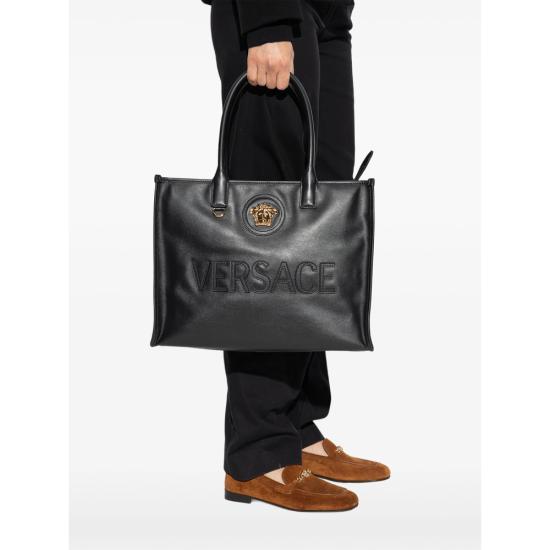 26FW 베르사체 토트백 1A14675 1020742 1B00V BLACK - VERSACE