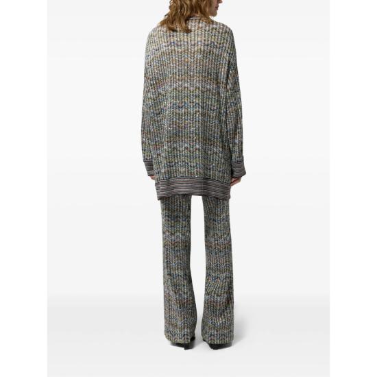 26FW 미소니 가디건 DS26WM0N BC006D SMSPW GREEN BLUE - MISSONI