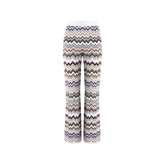 26FW 미소니 팔라초 팬츠 DS26WI0I BK01KO SMSPL WHITE