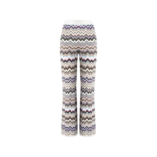 26FW 미소니 팔라초 팬츠 DS26WI0I BK01KO SMSPL WHITE