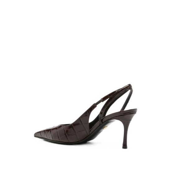 26FW 살바토레 페라가모 힐/펌프스 01M380 0797306 1C TMORO BROWN - SALVATORE FERRAGAMO