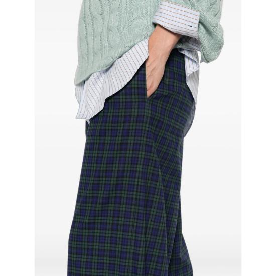 26FW 드리스 반 노튼 스트레이트 팬츠 4315 010907 604 BLUE GREEN - DRIES VAN NOTEN