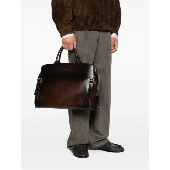 26FW 산토니 토트백 UIBBA3110DB HVPLT50 BROWN - SANTONI