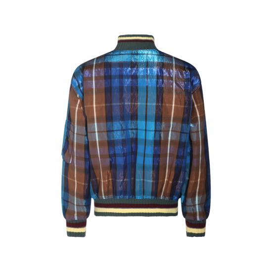 26FW 비비안웨스트우드 봄버 자켓 3304000T C009W O102 BLUE BROWN - VIVIENNE WESTWOOD