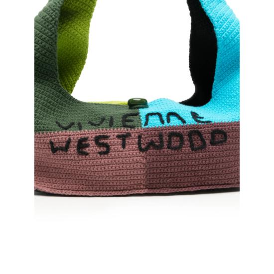 26FW 비비안웨스트우드 엘리 크로셰 패치워크 숄더백 46020019U K007P O105 MULTICOLOUR - VIVIENNE WESTWOOD