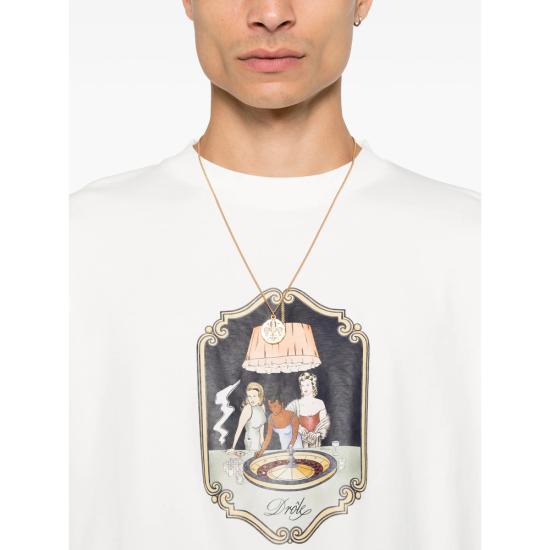 26FW 드롤드무슈 탑 TS355 CO002 OFFWH WHITE - DROLE DE MONSIEUR