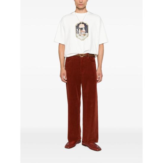 26FW 드롤드무슈 탑 TS355 CO002 OFFWH WHITE - DROLE DE MONSIEUR