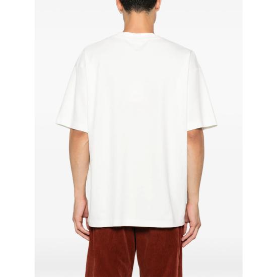 26FW 드롤드무슈 탑 TS355 CO002 OFFWH WHITE - DROLE DE MONSIEUR