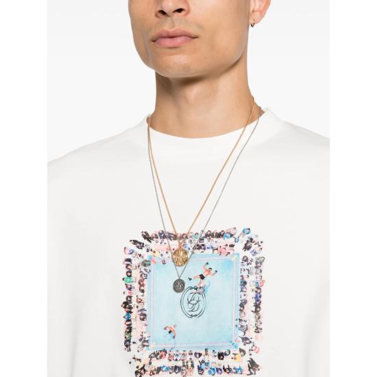 26FW 드롤드무슈 탑 TS343 CO002 OFFWH WHITE SILVER - DROLE DE MONSIEUR