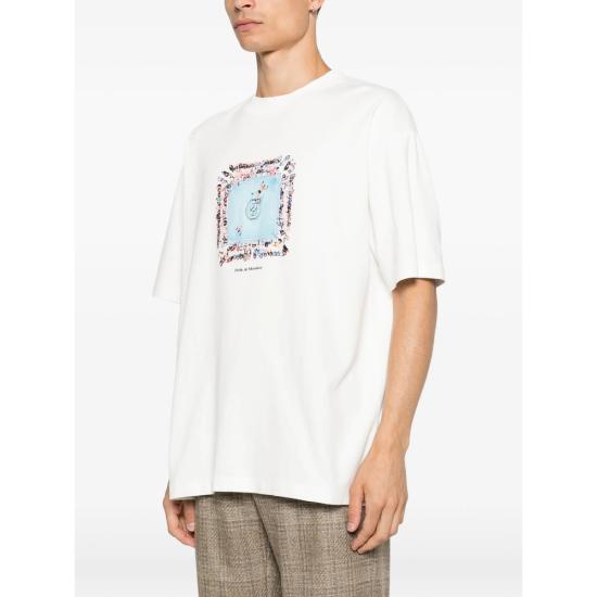 26FW 드롤드무슈 탑 TS343 CO002 OFFWH WHITE SILVER - DROLE DE MONSIEUR