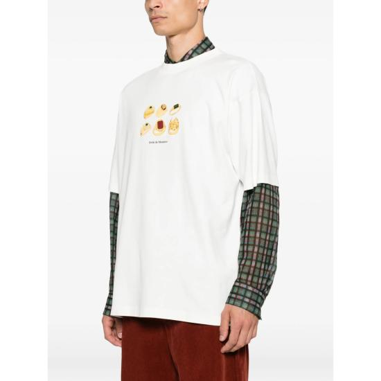 26FW 드롤드무슈 탑 TS341 CO002 OFFWH WHITE - DROLE DE MONSIEUR