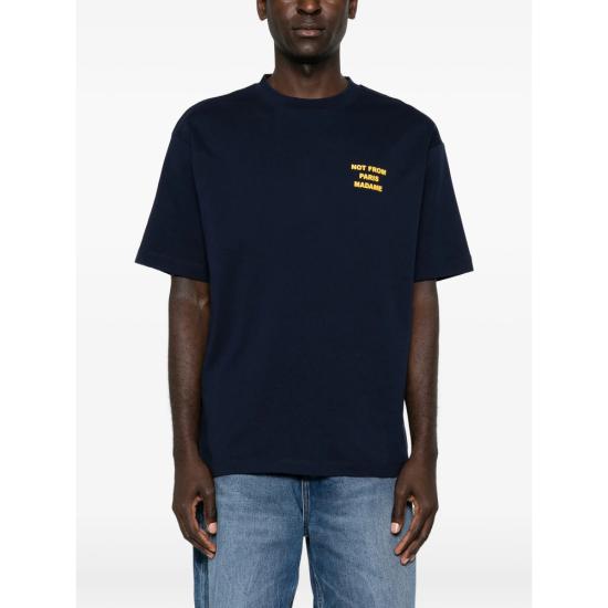 26FW 드롤드무슈 탑 TS203 CO002 NAVY BLUE - DROLE DE MONSIEUR