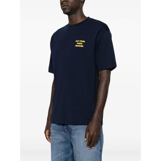 26FW 드롤드무슈 탑 TS203 CO002 NAVY BLUE - DROLE DE MONSIEUR