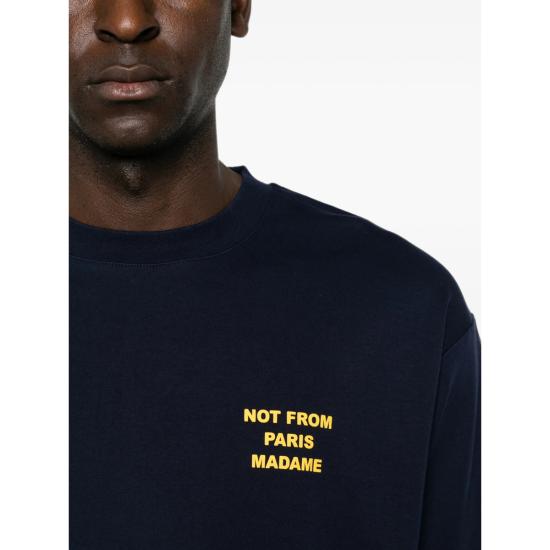 26FW 드롤드무슈 탑 TS203 CO002 NAVY BLUE - DROLE DE MONSIEUR