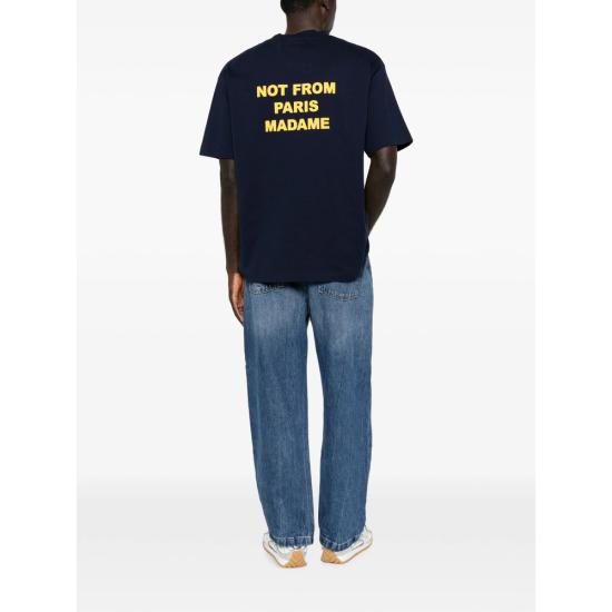 26FW 드롤드무슈 탑 TS203 CO002 NAVY BLUE - DROLE DE MONSIEUR