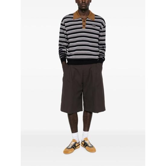 26FW 드롤드무슈 폴로 티셔츠 PO241 WO021 NAVY BLUE WHITE - DROLE DE MONSIEUR