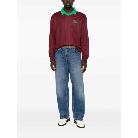 26FW 드롤드무슈 폴로 티셔츠 PL189 PL160 BURGU RED - DROLE DE MONSIEUR