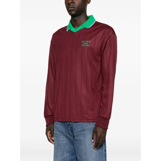 26FW 드롤드무슈 폴로 티셔츠 PL189 PL160 BURGU RED - DROLE DE MONSIEUR