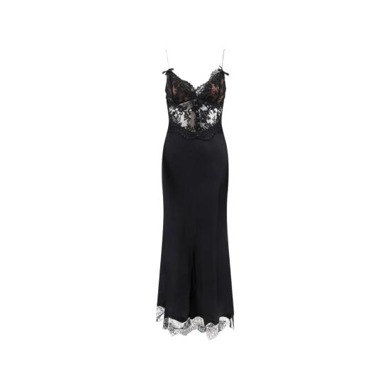 26FW 셀프 포트레이트 원피스 AW26 023MA B BLACK