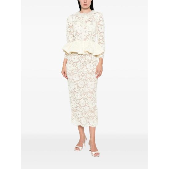 26FW 셀프 포트레이트 롱 원피스 AW26 050M Y YELLO NEUTRALS - SELF PORTRAIT