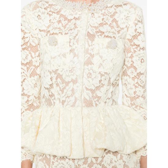 26FW 셀프 포트레이트 롱 원피스 AW26 050M Y YELLO NEUTRALS - SELF PORTRAIT