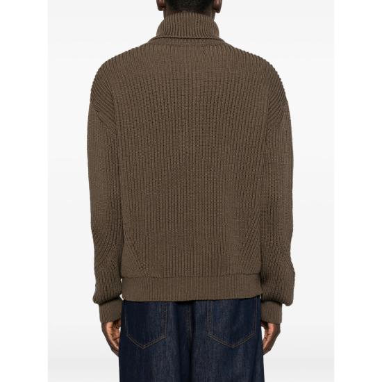 26FW 드리스 반 노튼 니트웨어 4744 021238 703 BROWN - DRIES VAN NOTEN