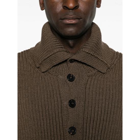 26FW 드리스 반 노튼 니트웨어 4744 021238 703 BROWN - DRIES VAN NOTEN
