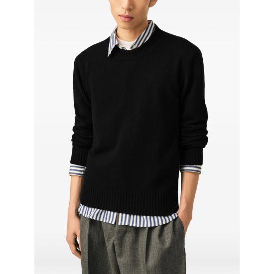 26FW 아미 니트웨어 HKS832 005 001 BLACK - AMI