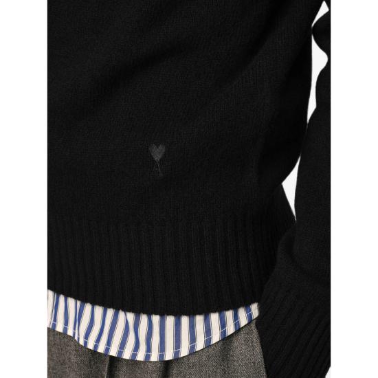 26FW 아미 니트웨어 HKS832 005 001 BLACK - AMI