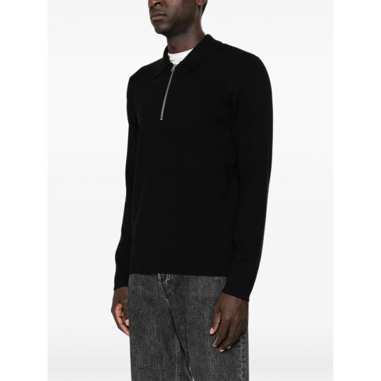 26FW 삼소앤삼소 니트웨어 10490 GUNA HALF BLACK - SAMSOE SAMSOE