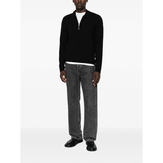 26FW 삼소앤삼소 니트웨어 10490 GUNA HALF BLACK - SAMSOE SAMSOE