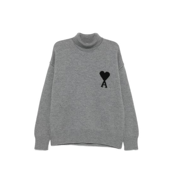 26FW 아미 ADC 터틀넥 스웨터 UKS839 018 A273 GREY
