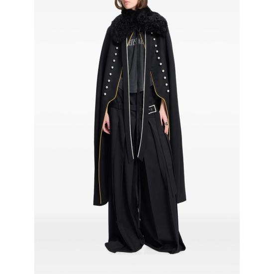 26FW 앤 드뮐미스터 탑 B0014483 FA790 098 BLACK - ANN DEMEULEMEESTER